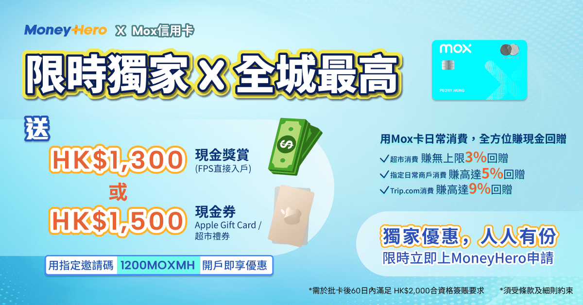 最後7日！全城最高送高達HK$1,500現金券！