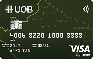 Best Travel Rewards Credit Card: UOB Visa Signature Card