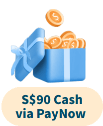 S$90 Cash via PayNow