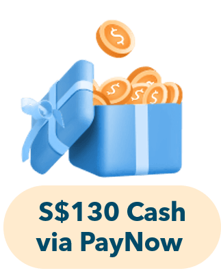 S$130 Cash via PayNow