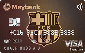 Maybank FC Barcelona Visa Signature Card